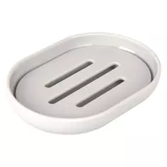 Мыльница Swensa Swanny Granit5 SWP-8024LGR-04 пластик цвет светло-серый