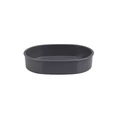 Мыльница Fixsen Round Gray FX-453-4 пластик цвет серый