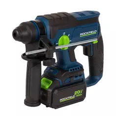 Перфоратор аккумуляторный бесщеточный SDS-plus Rockfield RF2254BK, 20 В Li-Ion 4 Ач, 2 Дж