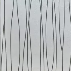 Пленка самоклеящаяся Витраж Полосы 45x2 м цвет белый 180 мкр Inspire