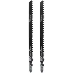 Пилка для лобзика по дереву Kranz KR-92-0309 быстрый рез, 2 шт.