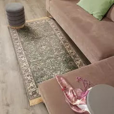 Ковер Isphahan 65x135 см вискоза 84552 цвет зеленый Devos Caby