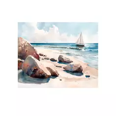 Картина Морской пейзаж 50x40 см Fbrush