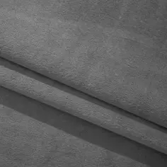 Ткань 1 м/п бархат 150 см цвет темно-серый Столица текстиля