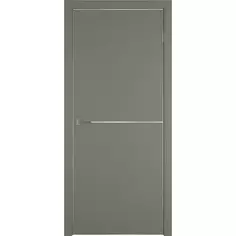 Дверь межкомнатная глухая с замком и петлями в комплекте Сити 2 60x200 см ПВХ цвет форте тренто VFD