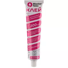 Клей монтажный каучуковый Masterteks Profmaster Сверхпрочный прозрачный 80 мл