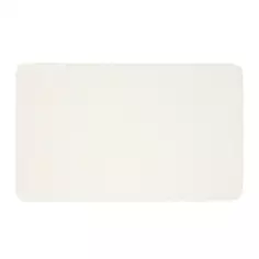Коврик для ванной Bath Plus Лана 70x120 см цвет белый