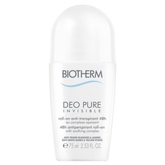 BIOTHERM DEO PURE INVISIBLE 48H Дезодорант Роликовый 75 мл