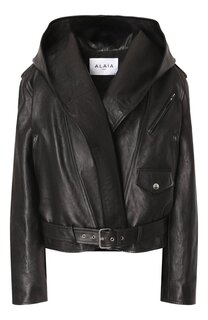 Кожаная куртка Alaia