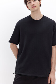 футболка мужская Футболка oversize из хлопкового футера Befree