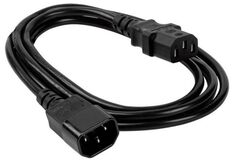 Кабель питания H3C Cab-PDU-C14-3m-C13-RUS AC Jumper Cord,3.0m,3*1.0mm^2,Black,C14C(3P)STM250V10A,H05VV-F,C13C(3P)STF250V10A,EAC