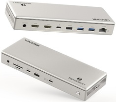Док-станция WAVLINK WL-UTD45 Thunderbolt 4 TripleDisplay/96W Power Delivery Include 160W Adapter/2xUSB-A 10GBps/2xUSB-A 5GBps/USB-C/Thunderbolt4/2xHDM