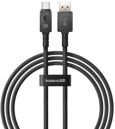 Кабель интерфейсный Baseus P10355801111-01 Unbreakable Series Fast Charging Data USB to Type-C 100W 2m Cluster Black (быстрая зарядка, передача данных