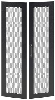 Дверь двустворчатая перфорированная DKC RBITCPMD1860 для IT-CQE 1800 x 600 RAL9005, "RAM Block"