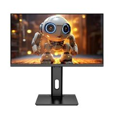 Монитор 23,8" AIWA MF240E 1920x1080 LED, 16:9, IPS, 250cd, 1200:1, 4ms, 178/178, VGA, HDMI, DP, audio, 100Hz, Speakers, Tilt, swivel, pivot, VESA, bla