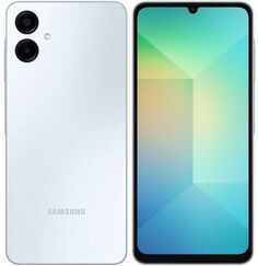 Смартфон Samsung Galaxy A06 4/64Gb SM-A065FLBDSKZ голубой 3G 4G 2Sim 6.7" 720x1600 Android 14 50Mpix 802.11 a/b/g/n/ac GPS GSM900/1800 GSM1900 microSD