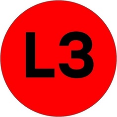 Наклейка EKF an-2-15-2 "L3" (d20) PROxima