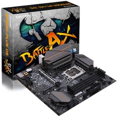 Материнская плата mATX Colorful BATTLE-AX B760M-PLUS D5 V20 (LGA1700, B760, 4*DDR5 (4800), 4*SATA, 2*PCIe, 3*M.2, 2*USB Type-C, 3*USB 3.2, 5*USB 2.0,