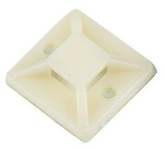 Площадка самоклеящаяся EKF plc-30x30 (30х30мм.) белая (100шт.)
