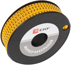 Маркер на кабель EKF plc-KM-1.5-2 1,5 мм2 "2" (1000 шт.) (ЕС-0)