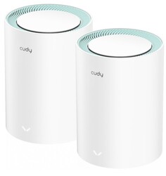 Роутер Cudy M1300(2-Pack) AC1200 Wi-Fi Gigabit Mesh Solution, Chipset MT7621+MT7613B+MT7603, Dual-Band, 867Mbps at 5GHz + 300Mbps at 2.4GHz, 802.11ac/