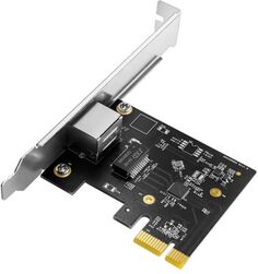 Адаптер Cudy PE25 2.5Gbps PCI Express, Realtek Chipset, 2.5G/1000M/100M/10M Auto Adaptive, IEEE802.3ad, IEEE802.3az, IEEE802.1Q, IEEE802.1p, IEEE 802.