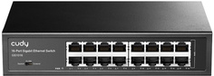 Коммутатор неуправляемый Cudy GS1016 16-Port Gigabit Switch, 16 Gigabit RJ45 Ports, IGMP Snooping, Loop Detection/Prevention, 802.1p/DSCP QoS, Switch/