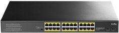 Коммутатор неуправляемый Cudy GS1028PS2 24-10/100/1000 BASE-T Gigabit ports, 19-inch, 2-1000 BASE-X SFP Slot, 24-port IEEE 802.3at PoE+ Injector, Supp