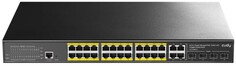Коммутатор управляемый Cudy GS2028PS4-400W Layer 2 28 Ports 10/100/1000M PoE ,1-24 Port support POE (802.3at/af) ,with 4 Uplink Gigabit SFP/ETH Combo