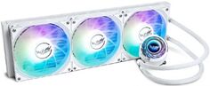 Система охлаждения жидкостная Valkyrie Jarn 420 ARGB White C420W-RGB LGA115x/2011/1200/1700/AM4/AM5 (3*140mm, 500-2150rpm, 105CFM, 32.2dBa, 300W TDP)
