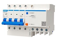 Автомат дифференциальный CHINT 982158 NXBLE-63 4P C20 30мА тип AC 6кА (R)