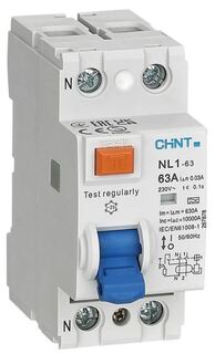 УЗО CHINT 200824 NL1-63 2P 16А 10мА 6кА тип A (R)