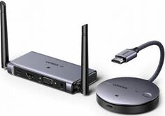Удлинитель HDMI UGREEN CM586 90909A беспроводной Extender 50m. Цвет: серый