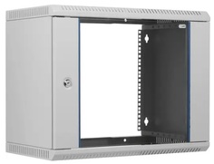 Шкаф настенный 19", 9U ЦМО ШРН-9.350 телекоммуникационный сварной (600 × 350) съёмные стенки, дверь стекло