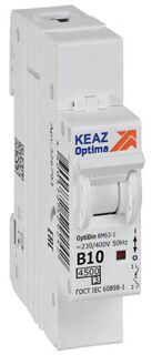 Автоматический выключатель КЭАЗ 329500 OptiDin BM63-1B10-4,5-УХЛ3