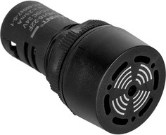 Сигнализатор звуковой CHINT 593483 ND16-22L Φ22 мм черный АС220В