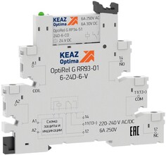 Модуль реле КЭАЗ 282947 OptiRel G RM38-51-220-240U-6-V-CO-G