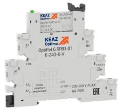 Модуль реле КЭАЗ 280988 OptiRel G RM38-51-24D-6-V-CO