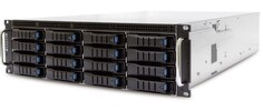 Корпус серверный 3U AIC XE1-3ET00-01 16*SATA/SAS HS 3,5"/2,5", 12G 16-port BP 800W 80+ Platinum, with 3*SFF-8643