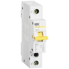 Выключатель-разъединитель трехпозиционный IEK MPR10-1-063 ВРТ-63 1P 63А