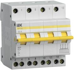 Выключатель-разъединитель трехпозиционный IEK MPR10-4-025 ВРТ-63 4P 25А