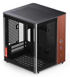 Корпус mini-ITX JONSBO TK-0 Black без БП, боковая панель из закаленного стекла, USB Type-C, USB 3.0