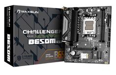 Материнская плата mATX MAXSUN Challenger B650M WIFI (AM5, B650, 2*DDR5 (4800), 3*SATA, M.2, 4*USB 3.2, 2*USB 2.0, PCIe x16, DP, HDMI)