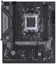 Материнская плата mATX MAXSUN Challenger B650M (AM5, B650, 2*DDR5 (5200), 3*SATA, M.2, 4*USB 3.2, 2*USB 2.0, PCIe x16, DP, HDMI)