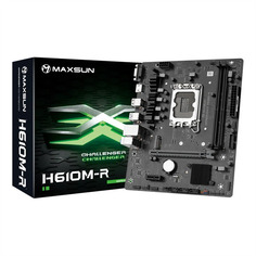 Материнская плата mATX MAXSUN Challenger H610M-R (LGA1700, H610, 2*DDR4 (3200), 3*SATA, M.2, 2*USB 3.2, 4*USB 2.0, PCIe x16, VGA, HDMI)