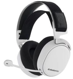 Наушники с микрофоном SteelSeries Arctis Pro + GameDAC 61454 3м, мониторные, оголовье, белый
