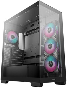 Корпус ATX Deepcool CG580 4F без БП, боковая панель из закалённого стекла, 2*USB 3.0, USB Type-C
