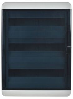 Бокс IEK TF5-KP72-N-54-65-K03-K02 TEKFOR пластиковый КМПн-54 IP65 черная прозрачная дверь
