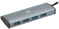 Док-станция Digma DHUB-4USB-C-3.0 4порт. черный