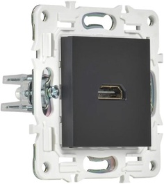 Розетка HDMI IEK SK-H10-K02 SKANDY SK-H01Bl Черный